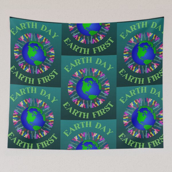 Item preview, Earth First Earth Day 2021 designed and sold by WoodburyLake.