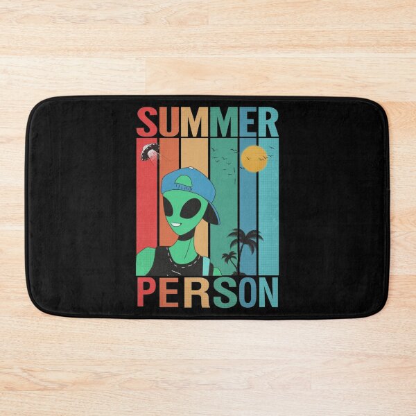 Item preview, I am a summer person - vintage stripes alien  designed and sold by SidTastic .