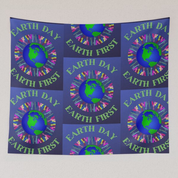 Item preview, Earth First Earth Day 2021 designed and sold by WoodburyLake.
