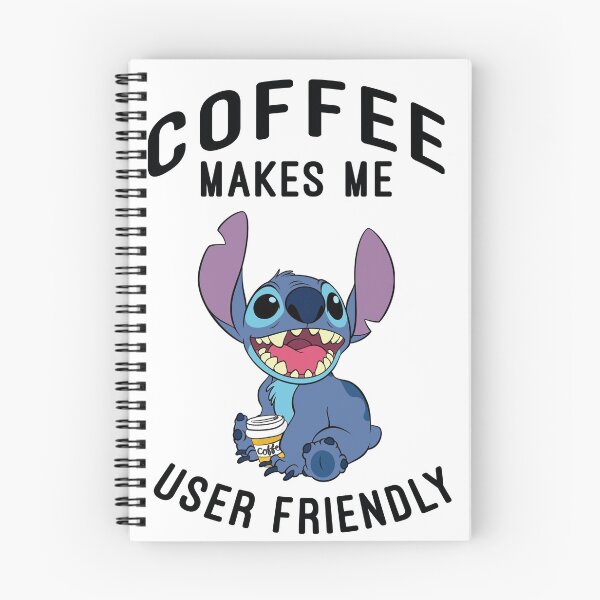 Item preview, Cartoon Coffee make me user friendly funny  Stit.ch, Hanmade, cotton,  designed and sold by PamelaMeister20.
