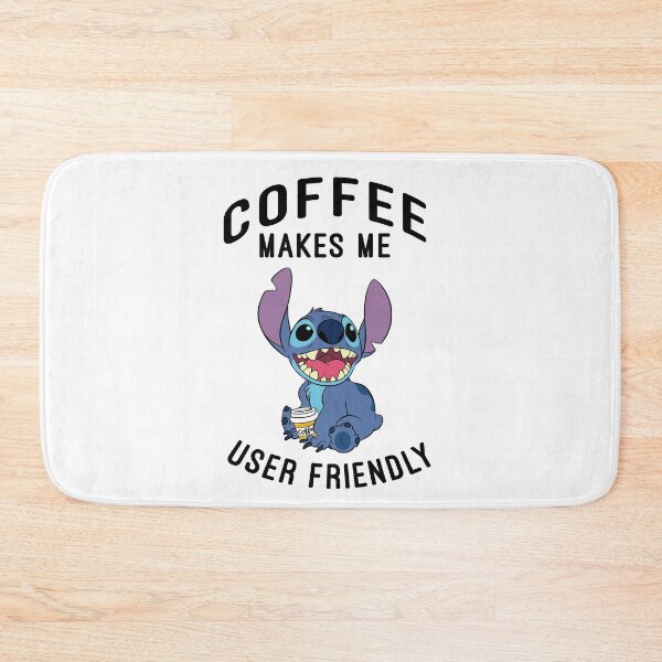 Item preview, Cartoon Coffee make me user friendly funny Stit.ch, Hanmade, cotton, designed and sold by PamelaMeister20.
