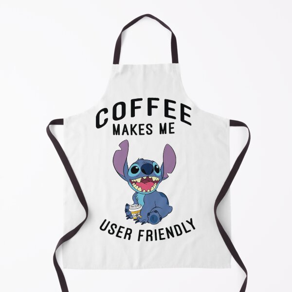 Item preview, Cartoon Coffee make me user friendly funny Stit.ch, Hanmade, cotton, designed and sold by PamelaMeister20.