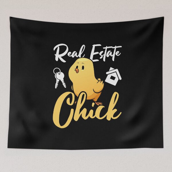 Item preview, Real Estate Chick Funny Real Estate  designed and sold by bestshirtdesign.