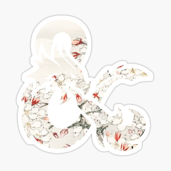 Item preview, D&D cherry blossom logo designed and sold by magpieethics.