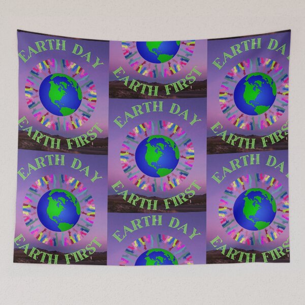 Item preview, Earth First Earth Day 2021 designed and sold by WoodburyLake.