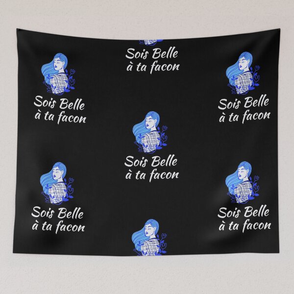 Item preview, Be beautiful in your own way - popular french quotes theme gifts  designed and sold by RebelliousRosee.