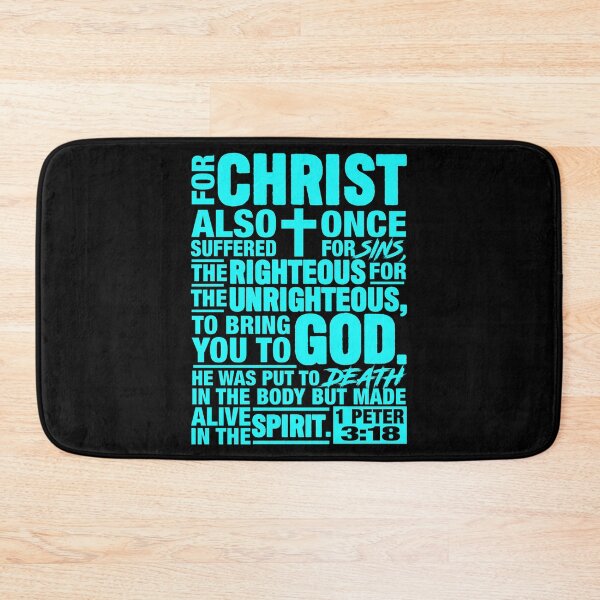 Item preview, 1 Peter 3:18 designed and sold by plushism.