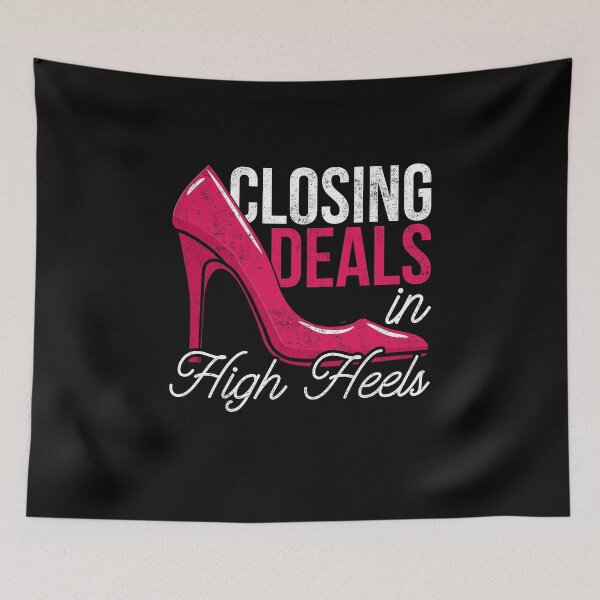 Item preview, Closing Deals In High Heels Real Estate  designed and sold by bestshirtdesign.