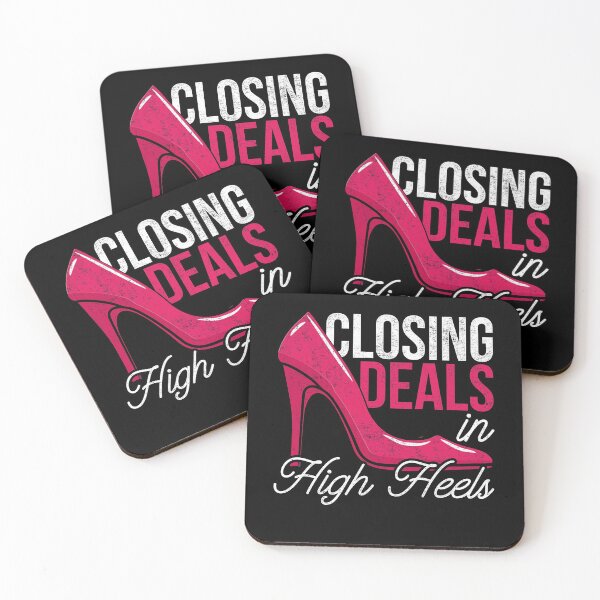 Item preview, Closing Deals In High Heels Real Estate  designed and sold by bestshirtdesign.