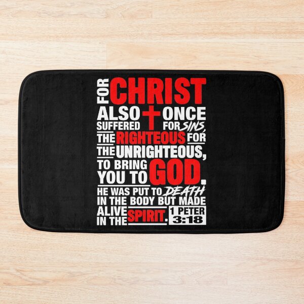 Item preview, 1 Peter 3:18 designed and sold by plushism.