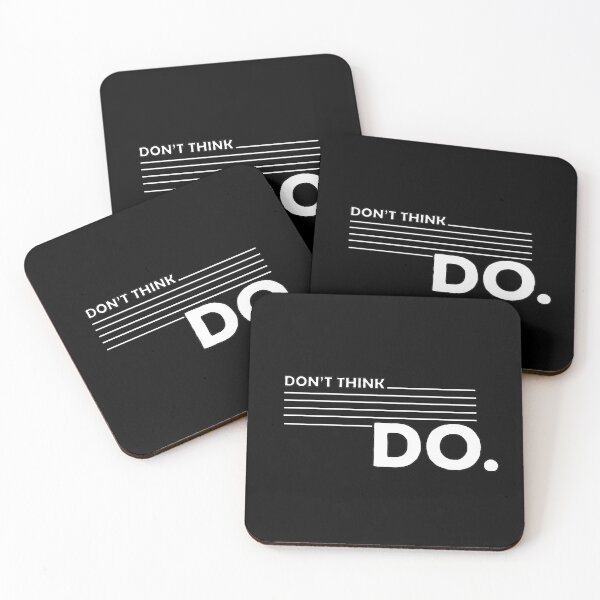 Item preview, Don't Think Do. Inspirational Typography designed and sold by Nisha Prabhu.