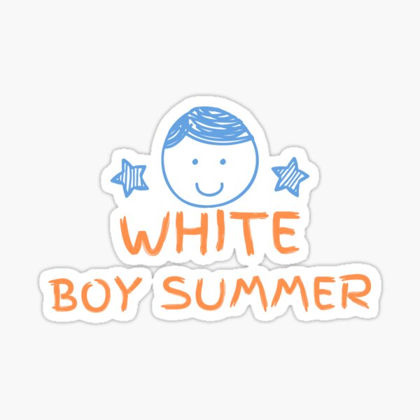 white boy summer . Sticker