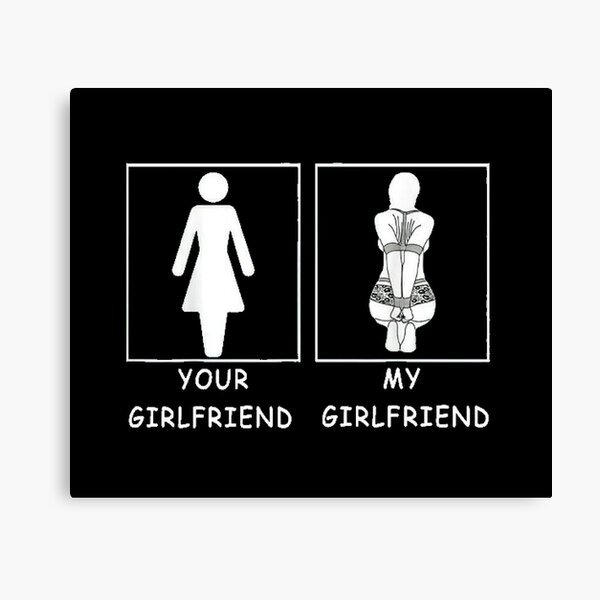 Item preview, Your Girlfriend VS My Girlfriend Funny Novelty T-Shirt  designed and sold by AdesignTEE.