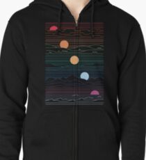 Many Lands Under One Sun Zipped Hoodie
