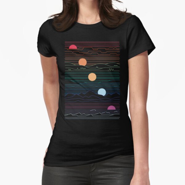 Many Lands Under One Sun Fitted T-Shirt