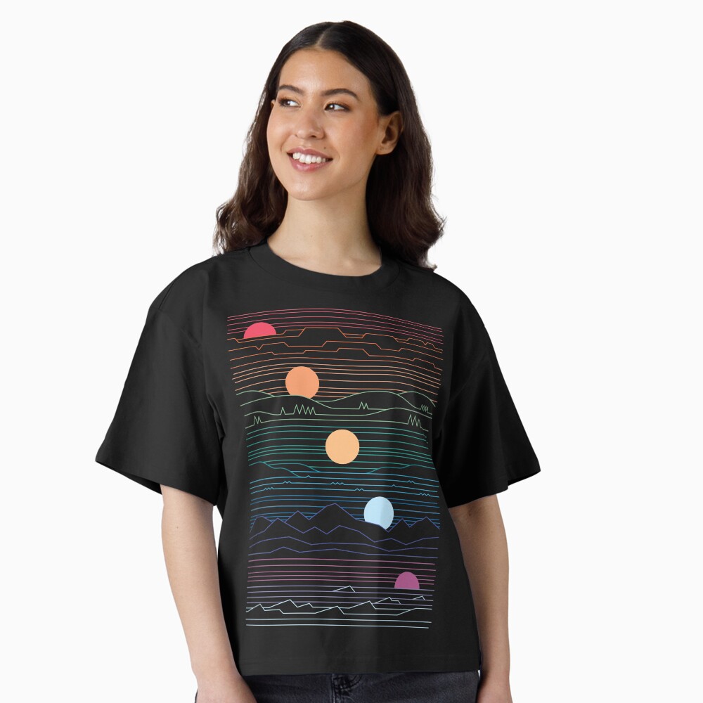 Aperçu de l'œuvre T-shirt boxy créée et vendue par thepapercrane.