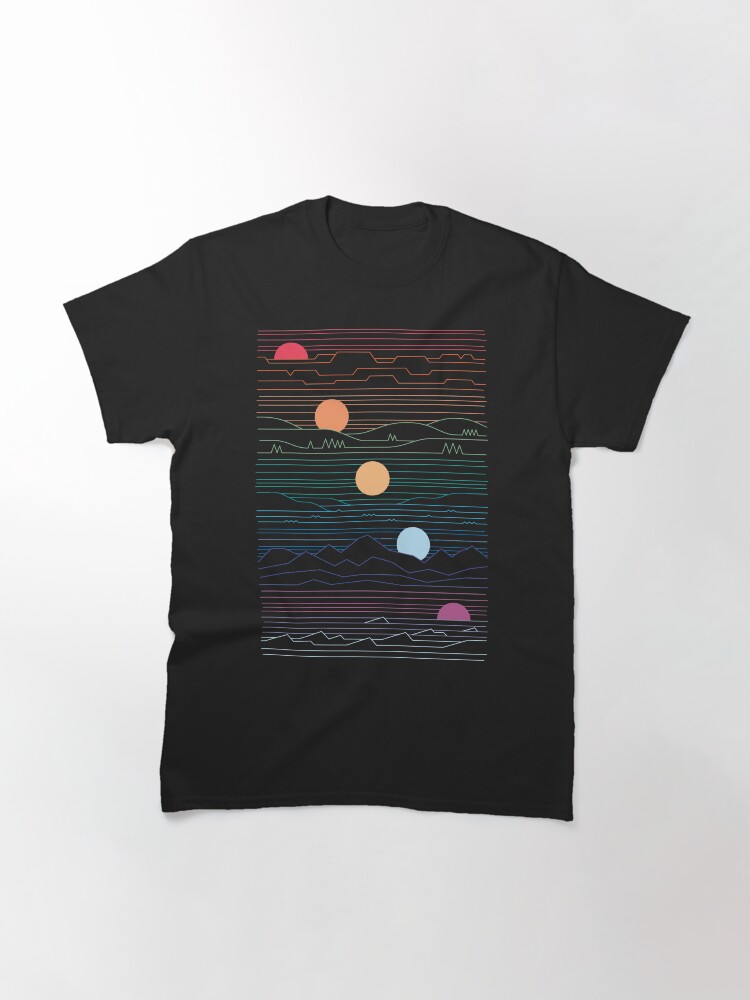 Thumbnail 3 of 7, Classic T-Shirt, Many Lands Under One Sun designed and sold by thepapercrane.