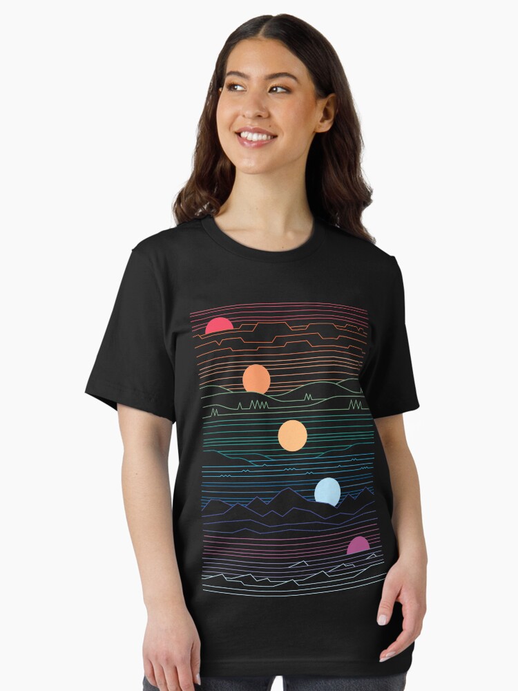 Thumbnail 2 of 7, Essential T-Shirt, Many Lands Under One Sun designed and sold by thepapercrane.