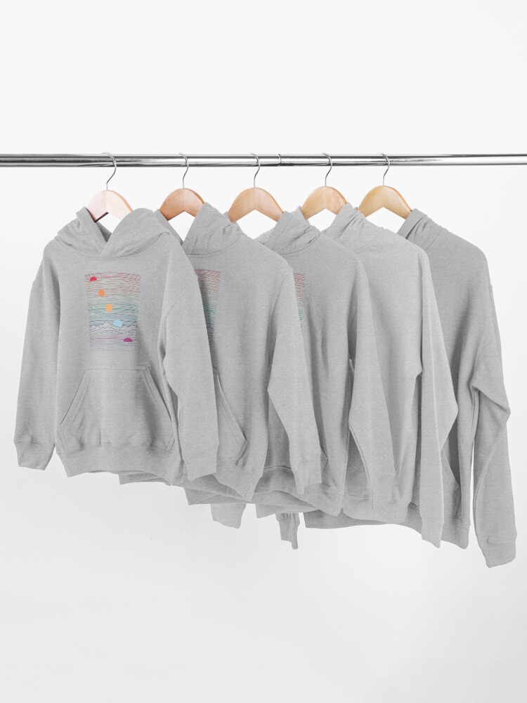 Alternate view of Many Lands Under One Sun Kids Pullover Hoodie