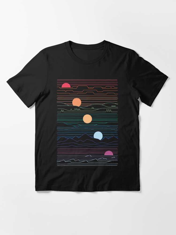 Thumbnail 2 of 7, Essential T-Shirt, Many Lands Under One Sun designed and sold by thepapercrane.