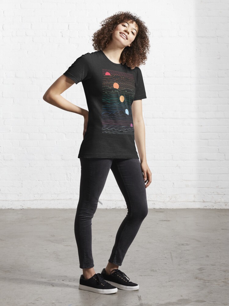 Thumbnail 4 of 7, Essential T-Shirt, Many Lands Under One Sun designed and sold by thepapercrane.
