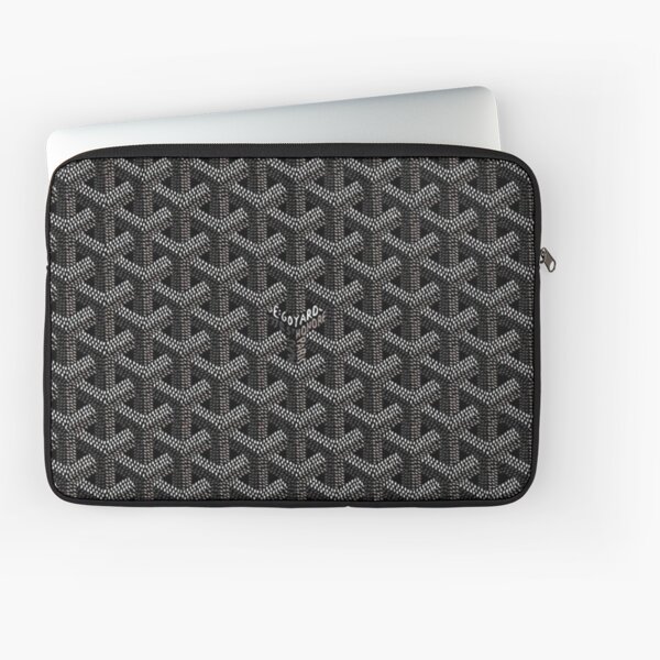 Goyard noir! Housse d'ordinateur
