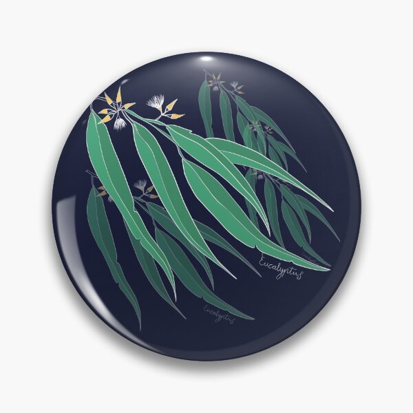 Item preview, Eucalyptus Branch on Dark blue designed and sold by Joey Judd.