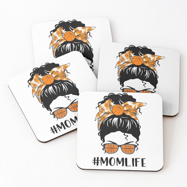 Item preview, Mom Life Basketball Mothers Day Messy Bun designed and sold by switching1309.