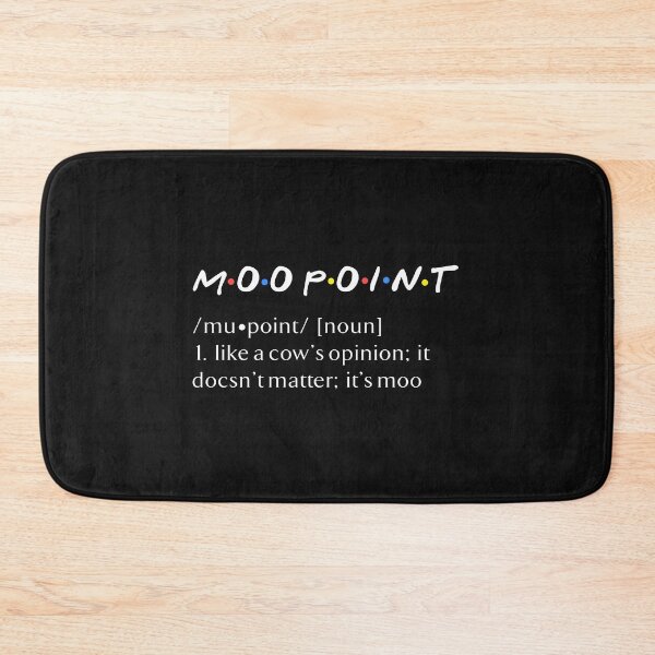 Item preview, Funny  Friends Moo Point like a cow’s opinion it doesn’t matter It’s moo, Hanmade, cotton,  designed and sold by PamelaMeister20.