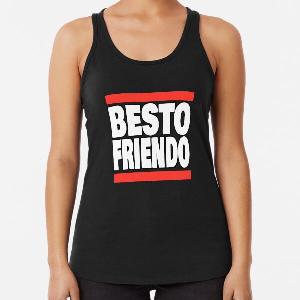Besto Friendo version 6 todo x itadori - Funny anime quote Racerback Tank Top