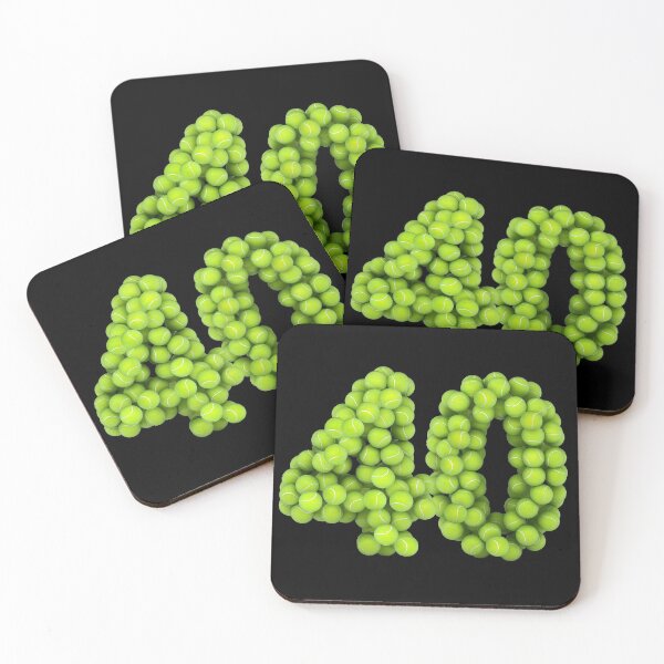 Item preview, Player Number 40 - Tennis Sports Forty Game Set Match designed and sold by elhefe.