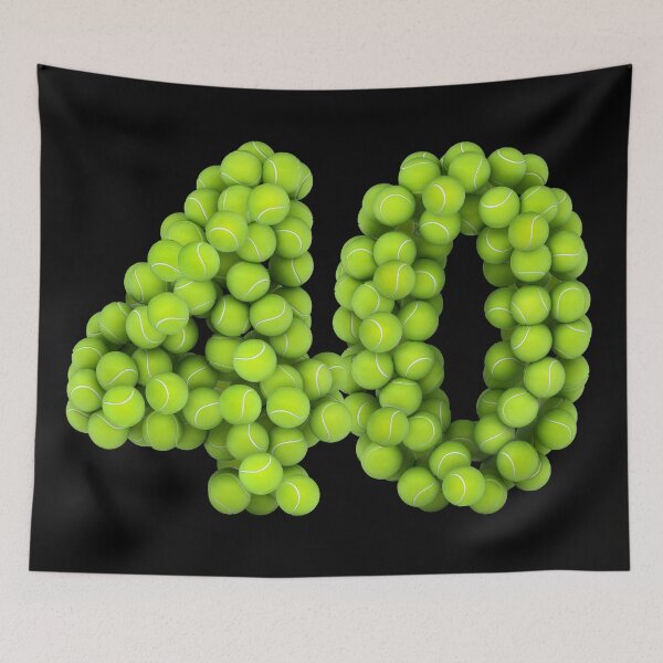 Item preview, Player Number 40 - Tennis Sports Forty Game Set Match designed and sold by elhefe.