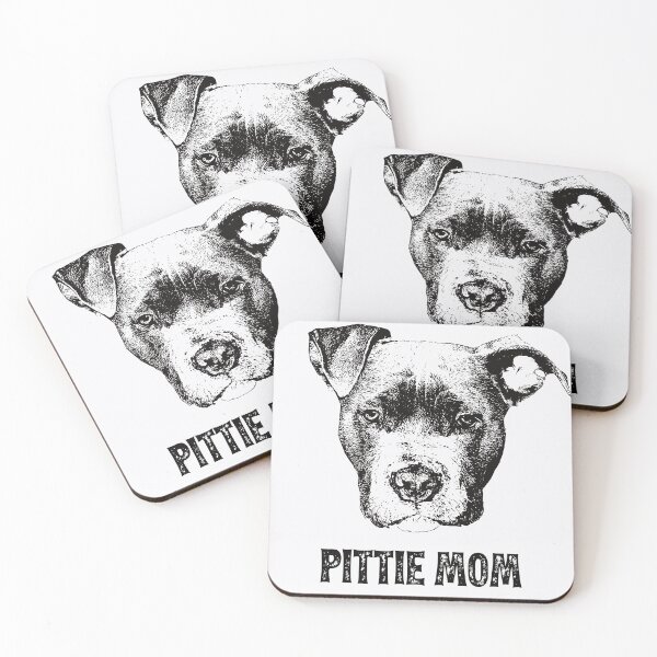 Item preview, Pittie Mom - Pit Bull Terrier Mom designed and sold by DoggyStyles.