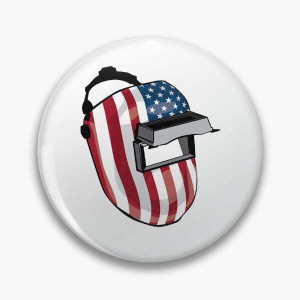Item preview, American Flag Welding Helmet Shape Welder Gift designed and sold by Vlasdislaw.
