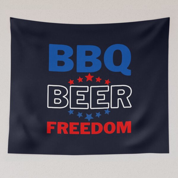 Item preview, BBQ Beer Freedom - 4th of July America USA Party designed and sold by K-icon.