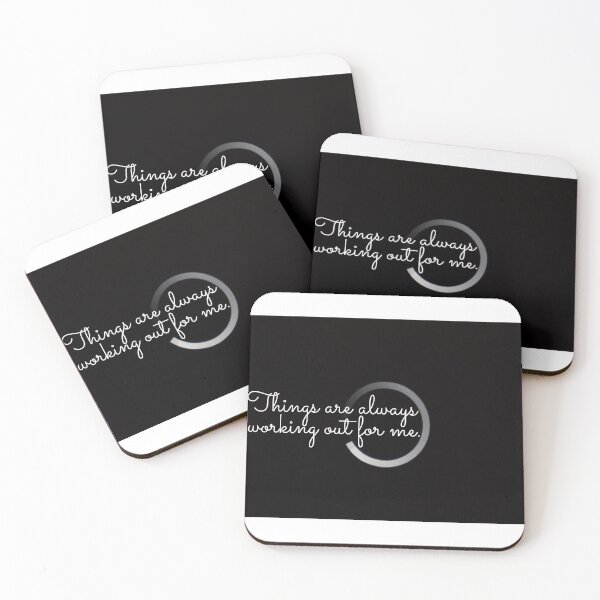 Item preview,  Things are always working out for me-Circle designed and sold by Inspirerium.