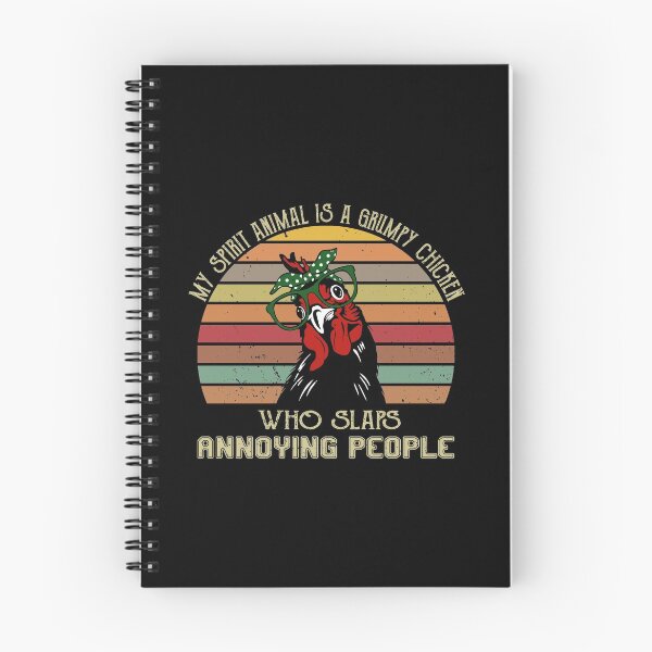 Item preview, My Spirit Animal Is A Grumpy Chicken Who Slaps Annoying People designed and sold by switching1309.