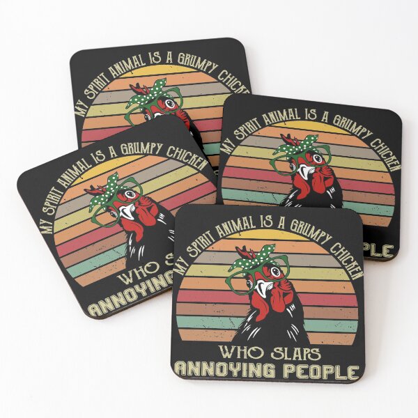 Item preview, My Spirit Animal Is A Grumpy Chicken Who Slaps Annoying People designed and sold by switching1309.