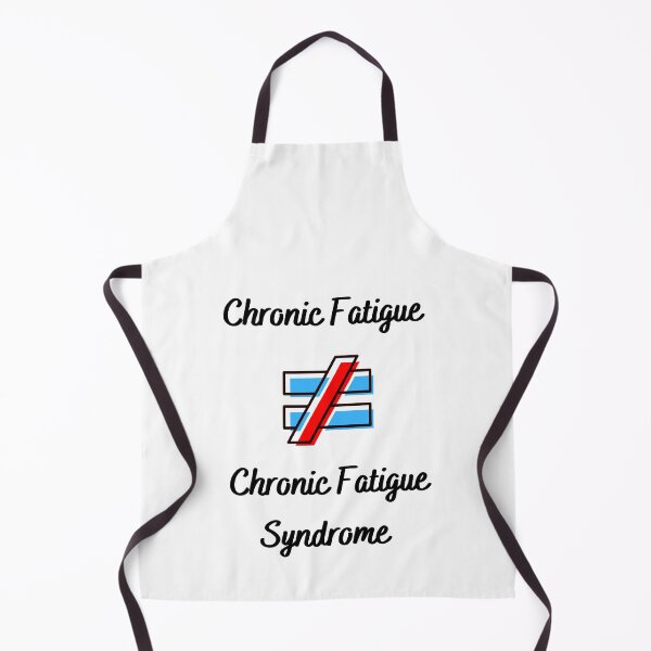 Item preview, Chronic Fatigue is NOT equal to Chronic Fatigue Syndrome (black, red, blue) designed and sold by Chantelle  Spies.