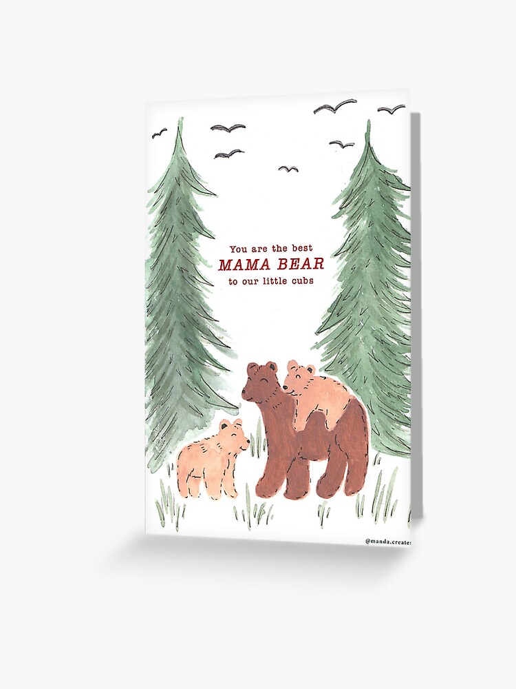 Mama Bear Mother's Day Card