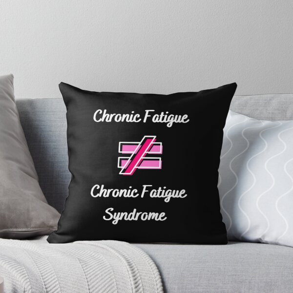 Item preview, Chronic Fatigue is NOT equal to Chronic Fatigue Syndrome (white & pink) designed and sold by Chantelle  Spies.