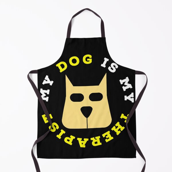 Item preview, My Dog is My Therapist - Typographic Design 2 designed and sold by art-by-shadab.