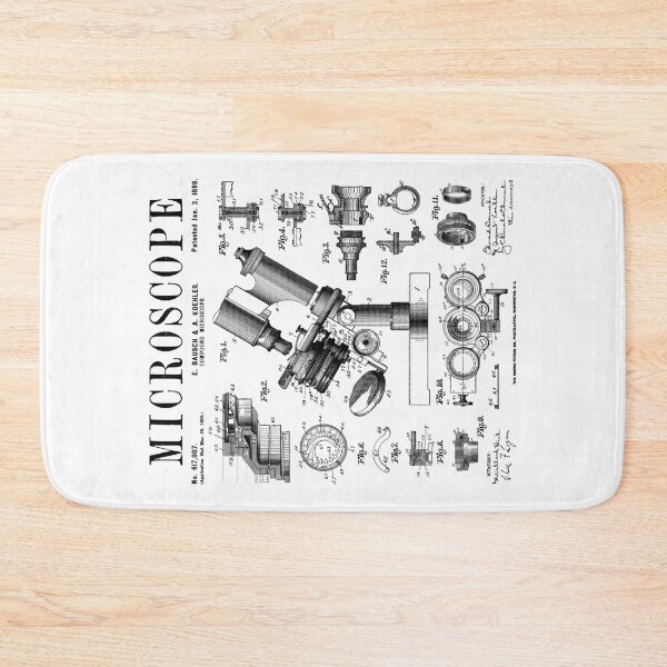 Item preview, Microscope Biologist Science Vintage Patent Drawing Print designed and sold by GrandeDuc.