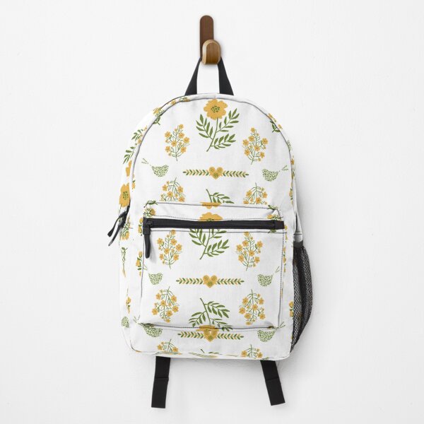 Item preview, Green and yellow folk style bird pattern designed and sold by Dolyaz.