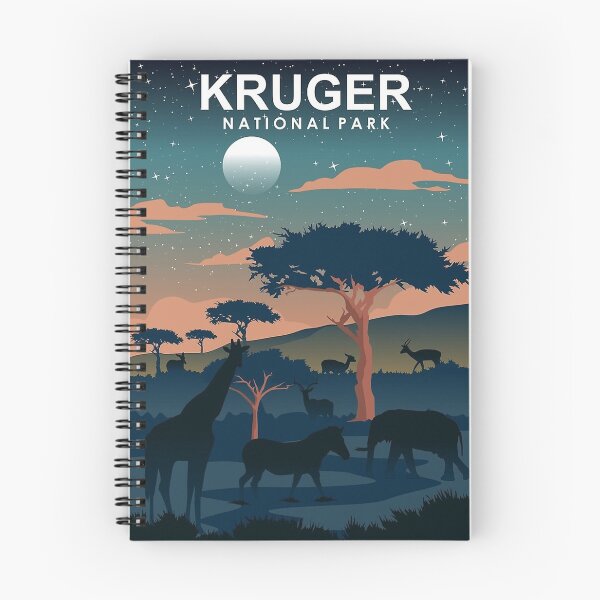 Item preview, Kruger National Park Night Travel Poster South Africa  designed and sold by wildanbreth0118.