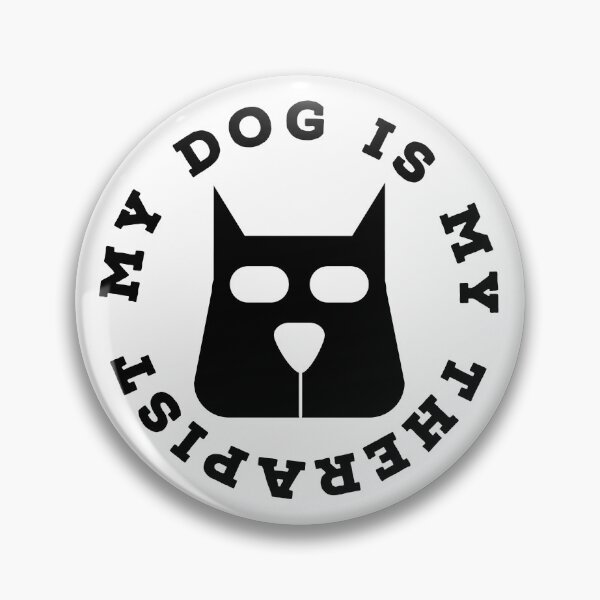 Item preview, My Dog is My Therapist - Typographic Design 3 designed and sold by art-by-shadab.