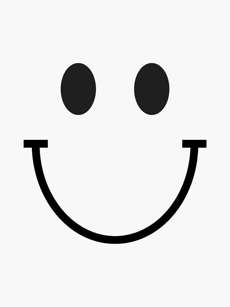 smiley-face-sticker-for-sale-by-eugeniyk-redbubble