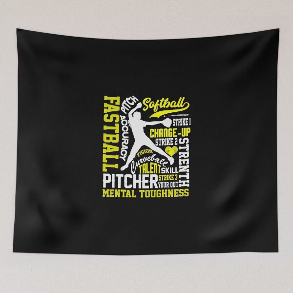 Item preview, Girls Softball Pitcher Best Traits Women Fast Pitch Players designed and sold by killingworthhi.