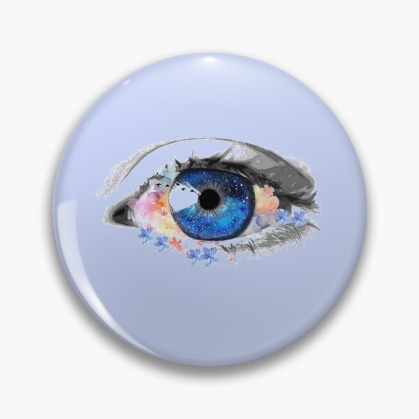 Item preview, Floral Blue Eye designed and sold by BhavyaBathla.