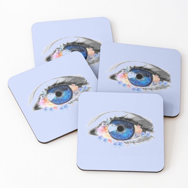 Item preview, Floral Blue Eye designed and sold by BhavyaBathla.